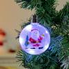 Bola navideña transfronteriza de 100 cm para ventana, colgante para árbol de Navidad, decoración navideña, bola luminosa, bola transparente, adornos creativos