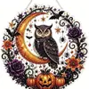 Pintura de Diamantes Transfronteriza Más Vendida Calabaza de Halloween Pintura de Diamantes Adornos de Navidad Pintura de Diamantes DIY Kit de Pintura de Diamantes