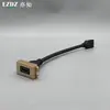 Enchufe de panel de suelo de placa de circuito de 128 tipos HDMI HD sin soldadura en línea, enchufe de pared, accesorios, adaptador