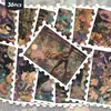 36 Piezas de Pegatinas de Sellos de Animales del Bosque Soñadores, Estilo Cuento de Hadas Sanador, Para Diario, Guka, Pegatinas Decorativas para Maleta al por Mayor