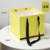 Bolsa Tote para Presente com Buquê de Flores, Bolsa Quadrada Moderna para Embalagem de Flores, Bolsa Fashion, Arte Floral, Materiais de Embalagem para Floricultura