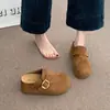 Zapatos de mujer a juego con falda, zapatos de punta cerrada para personas de baja estatura, slip-on, zapatos de mujer 2026 nuevo otoño, zapatos Birkenstock, pantuflas con plataforma para aumentar la altura, mujer