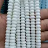 Cuentas espaciadoras de ábaco esmaltadas de cristal, multicolor, sueltas, color sólido, no se decoloran, accesorios perforados para abalorios DIY