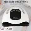 Lámpara de uñas inteligente transfronteriza de alta potencia, secador de uñas rápido con máquina de fototerapia de manicura portátil, lámpara de uñas, manicura