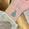 Popular Collar de Buda Maitreya de Yufan Jewelry para Mujer con Diamantes, Cadena de Clavícula de Alta Gama, Estilo de Lujo Ligero de Nicho de Alta Gama 2025
