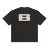 Camiseta de Manga Corta con Estampado de Letras Grandes Diseño ReTro para Mujer en Verano Ajuste Holgado que Adelgaza Versátil Top Casual Azul Marino