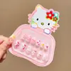 Uñas para Año Nuevo Infantil Pegatinas de Uñas para Nochevieja de Niñas Pegatinas de Uñas Sanrio Arte de Uñas Pegatinas para Dedos Kuromi Lindas para Nochevieja