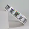 Etiquetas personalizables de código QR variable anti-falsificación, un artículo un código, a prueba de manipulaciones, a prueba de roturas, marca registrada anti-falsificación, personalización de etiquetas anti-falsificación láser