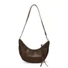 Bolso de hombro retro urbano casual versátil estilo coreano para mujer, de gran capacidad para principios de otoño, simple, de alta gama, tipo dumpling