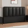 Cabecero segmentado de lujo ligero estilo italiano protector de cintura, disponible en tres colores, con esponja engrosada y base de madera maciza, adecuado para camas individuales de tatami