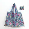 Bolsa de Compras Plegable, Nueva de Gran Capacidad, Bolsa Plegable Ecológica en Stock, Bolsa de Tote de Almacenamiento Plegable Portátil Impresa Creativa