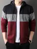 Sudadera con capucha para hombre nueva de Otoño e Invierno 2026, Engrosada y Cálida, Cárdigan de Punto Versátil, Chaqueta Suéter Casual, Moderna