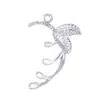 Accesorios Versátiles de Hojas, Ramas de Flores de Luna Creciente, Colgantes Porosos, Pasadores de Estilo Antiguo, Pasadores para el Cabello, Pendientes, Accesorios de Aleación para Manualidades