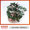 Vinha de Rosas para Saquinho de Chá, Flores Artificiais para Teto, Capa para Tubo de Água de Ar Condicionado, Vinhas de Varanda, Arte Floral, Plantas Verdes Simuladas