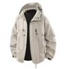Gran Cantidad, Gran PrecioChaqueta Cortavientos para Hombre de Primavera y Otoño, Estilo Ropa de Trabajo Funcional con Bolsillos, Abrigo Impermeable para Exteriores de Otoño para Hombre