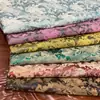 Cerca del punto de la torre de agua satén de imitación de seda con caída de dos colores estilo nacional chino Hanfu cheongsam mejorado tela jacquard