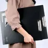 Clipe de prancheta vertical A3 pasta multifuncional plástico cola flexível 8 aberturas papel de esboço prancheta de escrita Clipe de desenho para esboço de arte