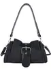 Bolso de axila de alta gama, único, moderno, estilo motero para mujer, nuevo modelo 2026, versátil para ir al trabajo, bolso de hombro y cruzado