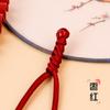 Botão Hengmei Cheongsam Botão Chinês Long Tail Borla Contas de Jade Trança Fivela Estilo Nacional Acessórios de Botão de Fantasia