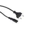 El fabricante suministra Cable con enchufe coreano de dos polos, Cable de alimentación coreano de tubo de figura de ocho negro de dos polos