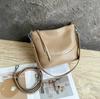 Piel de Vaca de Primera Capa con Textura Natural Bolso de Hombro Casual para Mujer Bolso Cruzado para Viajes Transfronterizos Simple de Cuero Genuino Suave para Mujer