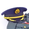 Chapéu de Capitão Personalizado para Homens e Mulheres, Chapéu de Piloto, Comissário de Bordo Estrangeiro, Chapéu Grande de Comissário de Bordo, Feito Sob Medida