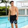 Calção de Banho Masculino de Camada Dupla Anti-Constrangimento, Boxer para Fonte Termal Masculino, Shorts de Banho de Praia, Secagem Rápida, Tamanho Grande, Modelagem Solta, Roupa de Banho Profissional