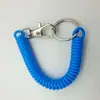 Fábrica em estoque atacado cor plástico corda de mola EVA linha de telefone corda de celular chaveiro cordão elástico telescópico