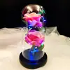 Regalo de Cumpleaños para el Día de la Madre Diosa Linterna Franela Rosa Cubierta de Vidrio Adornos de Moda para Novia Esposa Venta al por Mayor