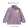 Chamarra de Polar Personalizada para Niños, Engrosada y Cálida para Otoño e Invierno, Adecuada para Niños y Niñas, Esencial para el Uniforme Escolar