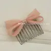 Pente de Cabelo com Laço de Rede e Grampo Estilo Coreano, Nova Ferramenta de Penteado para Controlar Fios Soltos, Pente Invertido da Moda, Presilha de Cabelo Elegante