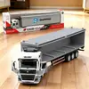 Brinquedos Infantis Puxar para Trás Liga Container Transporte Caminhão Grande Caminhão Container Caminhão Expresso Tanque de Óleo Trailer Modelo Brinquedo