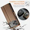 Adecuado para la Nueva Funda Antirrobo para Teléfono Móvil iPhone17 Funda de Cuero para Teléfono Móvil Samsung S24 Funda Protectora Plegable Apple 15