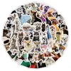 60 Cadernos Decorativos de Animais Cães da Moda, Capas para Celular, Tablets, Malas, Bolsas, Adesivos Transfronteiriços à Prova d'Água Atacado