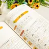 Cuaderno de práctica de caracteres para libro de texto chino de escuela primaria para grados 1-6, primer semestre, edición de People's Education Press, práctica de escritura