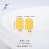 Pu Zuojiu não desbota acessórios foscos diy lingote fortuna cabaça Nafu Xiangyun com furo pulseira colar com contas