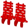 Letrero decorativo 3D para bodas con los caracteres "Fu, Lu, Xi, Cai" para la buena fortuna y la prosperidad, adorno de escritorio creativo, decoración de Año Nuevo