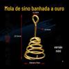 Pequeno anzol frito banhado a ouro mola explosivo anzol a granel anzol de corda sub-linha para anzol equipamento de pesca atacado