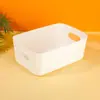 Caixa de armazenamento para mesa caixa de armazenamento de cosméticos gaveta de cozinha itens diversos caixa plástica caixa de armazenamento retangular cesta de lanches