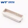 Wangtong 6095 Manija de Plástico, Manija para Archivador, Manija con Cerradura, Manija para Puerta Corredera, Fábrica de Origen