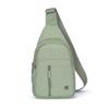 Bolso de pecho para mujer, novedad de 2025, de gran capacidad, bandolera de tela de nailon a la moda, mochila pequeña deportiva informal de moda.