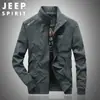 Venda Direta de Fábrica Primavera e Outono Masculino Novo Cor Sólida Simples Versátil Moda Jaqueta com Gola Alta