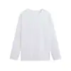 Camiseta Lisa de Manga Larga Sencilla para Hombres y Mujeres 2026 Principios de Otoño Nuevo Estilo Coreano Versátil para Vestir por Capas Cuello Redondo Top Básico