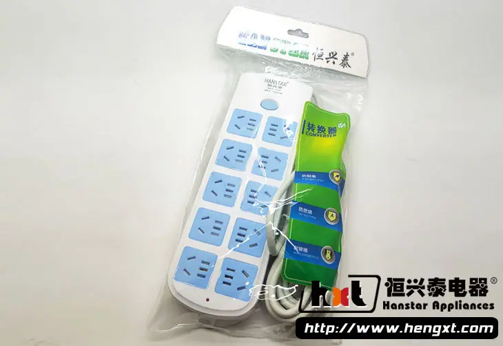 恆興泰无线10位2米3米5米8米2500W连铜 158带开关安全门50孔插座