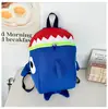 Mochila Nova 2024 Tubarão Fofa Engraçada para Alunos do Ensino Fundamental e Médio Mochila Escolar de Nicho Viagem Mochila Personalizada para Meninas