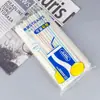 Popotes Desechables de Colores Flexibles para Leche de Soya, Té de Leche y Bebidas, Popotes Transparentes de Plástico Grado Alimenticio para Niños