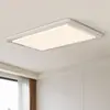 Lámpara de Techo Minimalista para Sala de Estar con Sensación de Lujo Ligero Estilo Italiano, Patrón de Hielo Agrietado, Elegantes Luminarias Rectangulares para Uso Doméstico en Pasillos