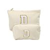 Bolsa de Hombro de Pana con Letras Transfronteriza de Amazon, Bolsa Bordada de Toalla, Bolsa de Almacenamiento para Neceser, Material de Pana