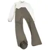 Pantalones Cargo de Moda Otoñal Marca Melard para Hombre con Diseño de Pliegues, Pantalones de Boca Ancha, Retro Americano Casual Versátil Pantalones Largos