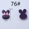Uma Variedade de Adesivos Decorativos Artesanais de Borracha Macia de Desenho Animado para DIY, Copos de Água, Capas de Celular, Grampos de Cabelo, Acessórios de Cabelo, Decorações para Cabeça